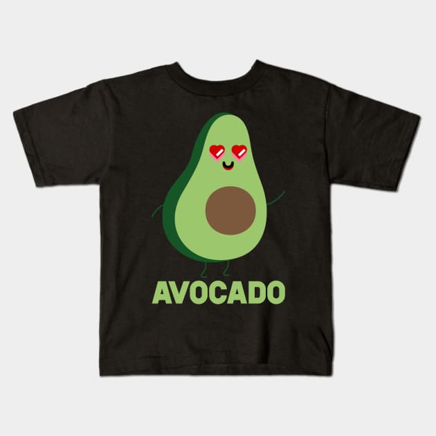 Avocado And Toast Matching Couple Shirt Kids T-Shirt by SusurrationStudio